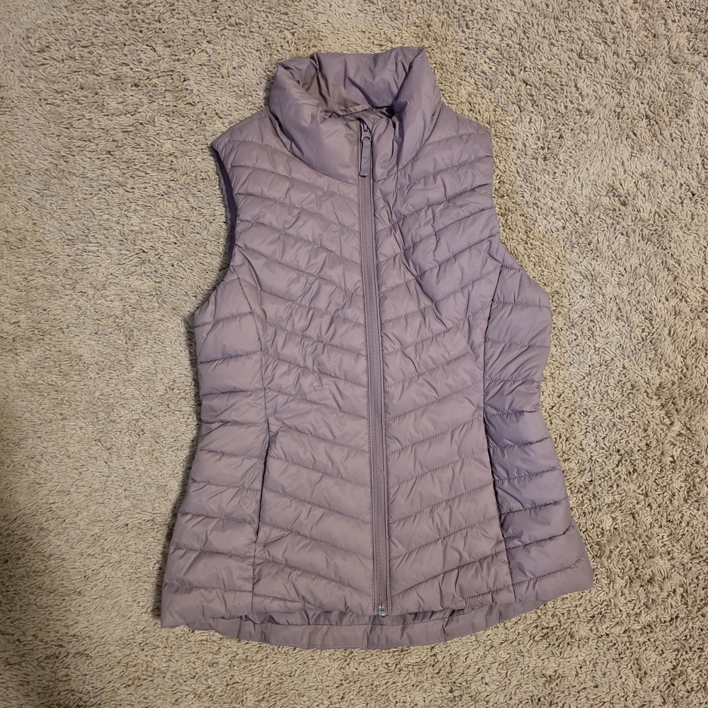 Old Navy Women's Light Purple Quilted Vest